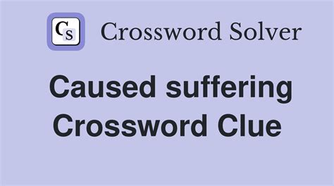 suffering crossword clue|suffer crossword clue 7 letters.